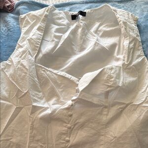 Lulu's Ivory Sleeveless Top